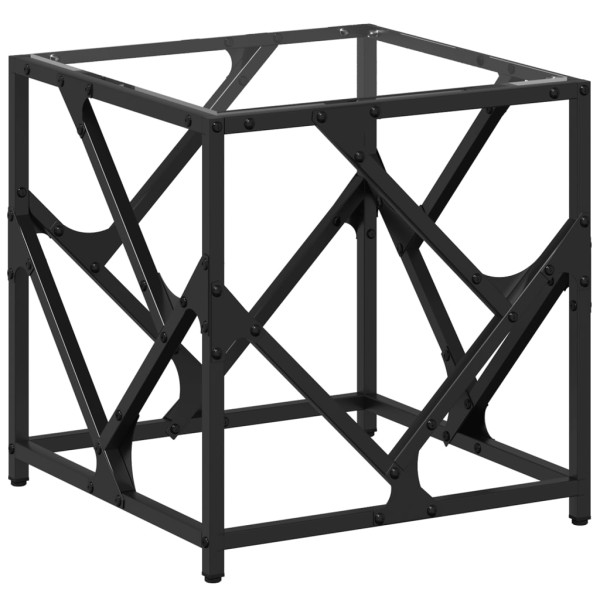 Stolik kawowy Przezroczysta 40 x 40 x 41 cm Materiał drewnopochodny, 8404905