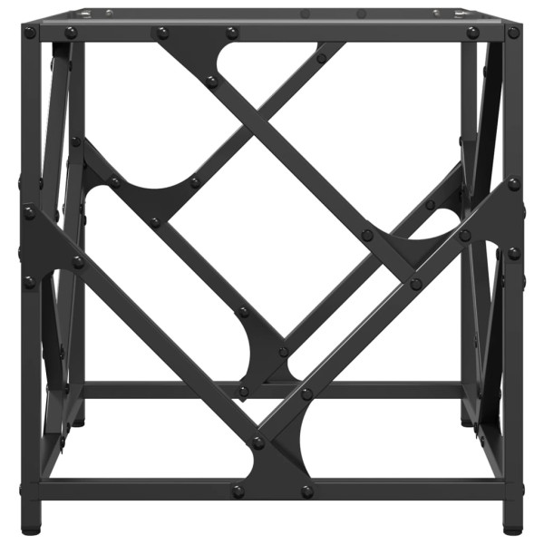 Stolik kawowy Przezroczysta 40 x 40 x 41 cm Materiał drewnopochodny, 8404908