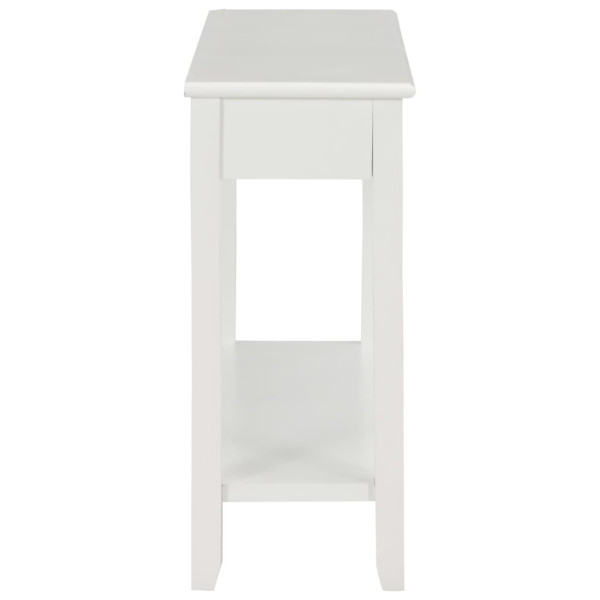 Stolik boczny Biały Drewno vidaXL, 8405989