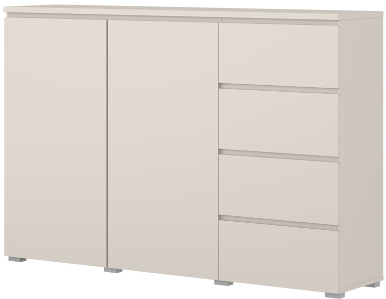 Kaszmirowa komoda 150 cm do salonu z szufladami dwudrzwiowa MODO, 8410916
