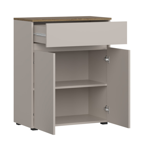 Komoda 70 cm z 2 drzwiami i szufladą ANSO, 8413386