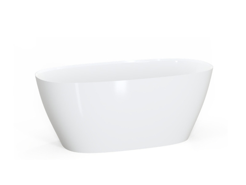 Wanna wolnostojąca Sink Quality biała 150x70 z syfonem chrom 1 szt., 8416864