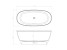 Wanna wolnostojąca Sink Quality biała 150x70 z syfonem chrom 1 szt., 8416869