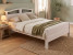Łóżko 160x200 Korfu drewniane nowy model, kolor bielony, 8418444