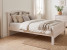 Łóżko 180x200 Korfu drewniane nowy model, kolor bielony, 8418452