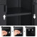 Komoda loft z drzwiczkami czarna 80 cm szafka industrialna do salonu, 8418856