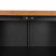 Komoda loft z drzwiczkami czarna 80 cm szafka industrialna do salonu, 8418858