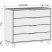 Komoda HOME 80 cm z 4 szufladami z uchwytami | Kaszmir + metalowe nóżki, 8421821