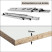 Komoda HOME 80 cm z 4 szufladami z uchwytami | Kaszmir + metalowe nóżki, 8421822