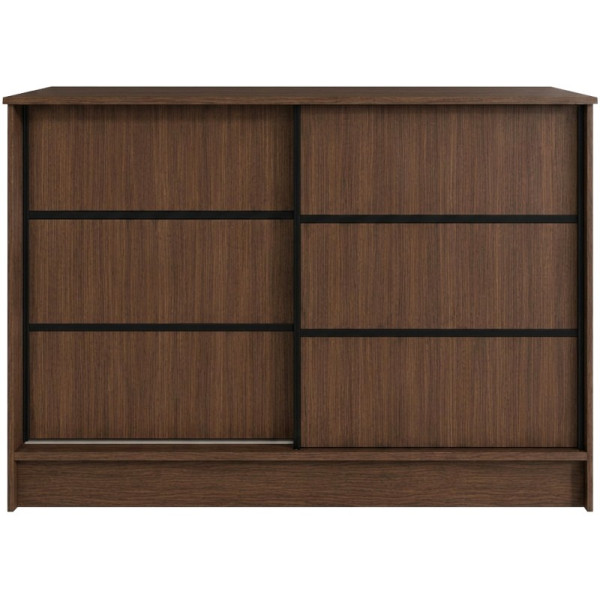 Komoda MIRELA 120 cm Orzech Warmia Do Salonu 2 Drzwi Przesuwne, 8421837