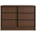 Komoda MIRELA 120 cm Orzech Warmia Do Salonu 2 Drzwi Przesuwne, 8421837