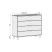 Komoda HOME 100 cm z 4 szufladami Push-to-open | Kaszmir + drewniane nóżki, 8421869