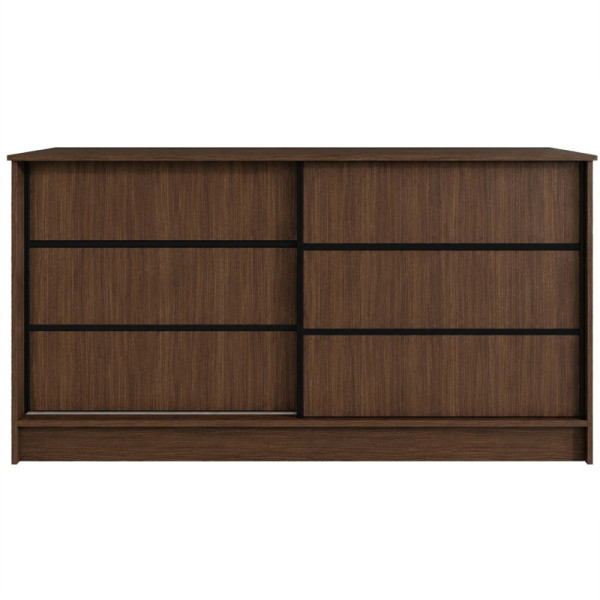 Komoda MIRELA 160 cm Orzech Warmia Do Salonu 2 Drzwi Przesuwne, 8421916