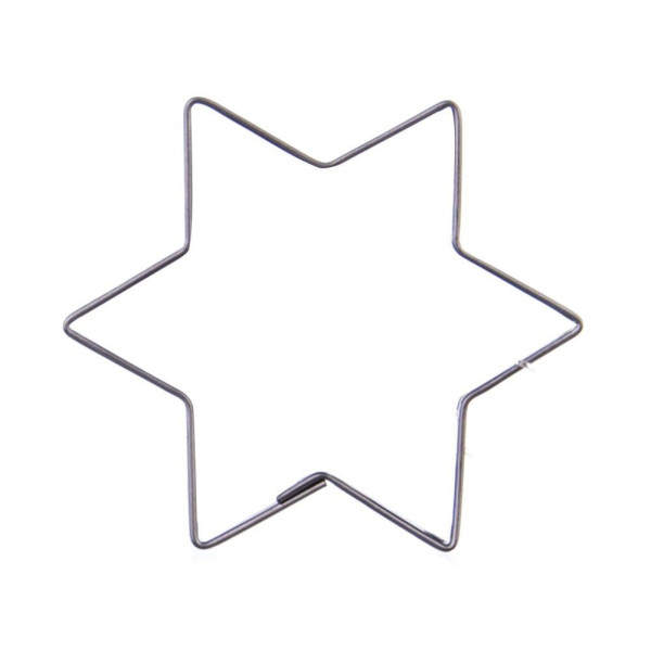 Wykrawacz do ciastek pierników stalowy foremka gwiazda, 842359