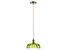 Lampa wisząca Kurage szklana zielona, 8453200