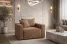 Zestaw tapicerowny FIRE 3+1+1 toffee, szenilowy, 8459343
