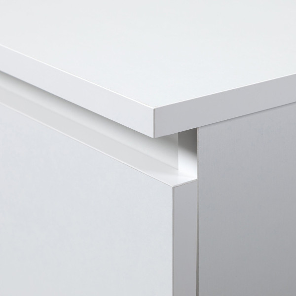 Komoda AKORD K140 Biała 138 cm Biały mat 138x40x77 cm, 8462147