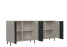 Komoda Felix 200 cm Kaszmir Grafit Nowoczesna 4 Drzwi, 8462248