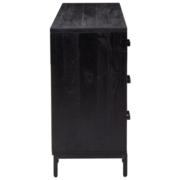 Szafka Czarny Drewno sosnowe vidaXL, 8468460