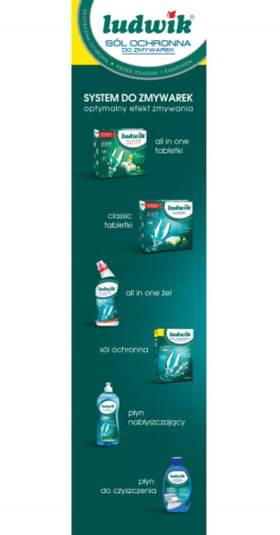 Sól ochronna do zmywarek Ludwik 1,5 kg, 8471433