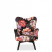 Inny kolor wybarwienia: Fotel uszak kwiecisty Luna Print Kwiaty Family
