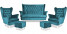 Inny kolor wybarwienia: Zestaw wypoczynkowy uszak Diana sofa fotele Family Meble