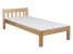 Produkt: Łóżko pojedyncze drewniane PINO, kolor dębowy + stelaż