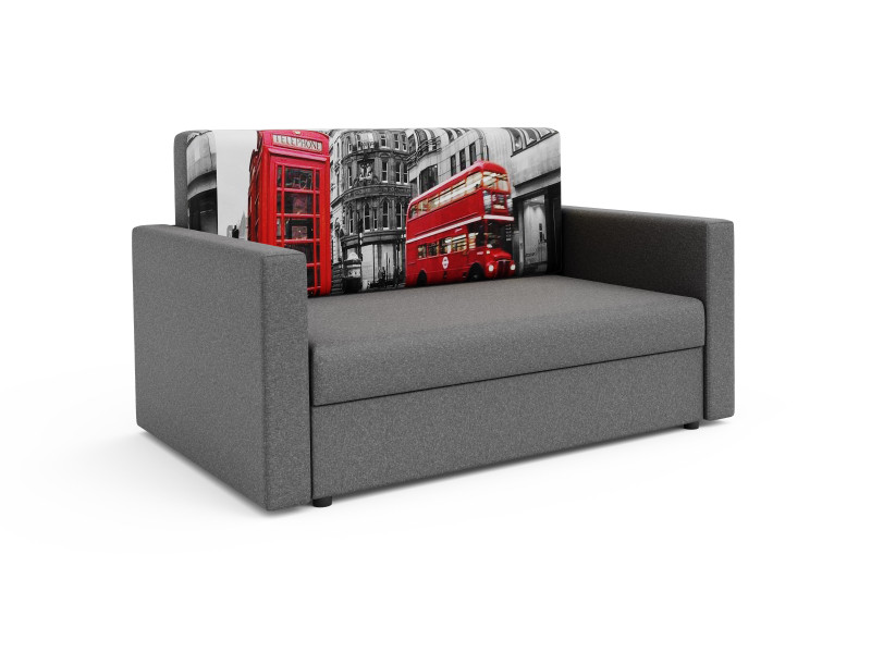 Sofa z funkcją spania HEVI 132x98x86 cm, 854721