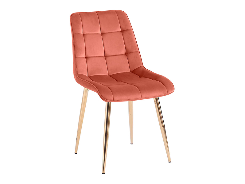 krzesło tapicerowane Tango różowe, 855358