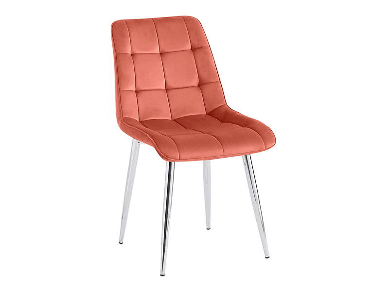 krzesło tapicerowane Tango różowe, 855363