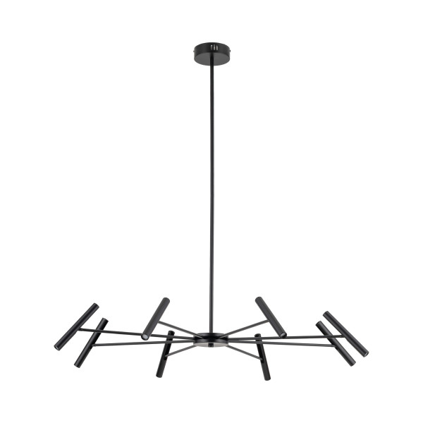 Lampa Wisząca Led Tk Lighting Niva Czarna 40W Ruchoma Regulowane Ramiona, 8557939