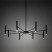 Lampa Wisząca Led Tk Lighting Niva Czarna 40W Ruchoma Regulowane Ramiona, 8557941