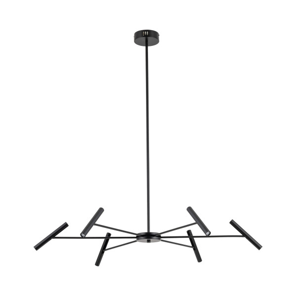 Lampa Wisząca Led Tk Lighting Niva Czarna 30W Ruchoma Regulowane Ramiona, 8574061