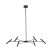 Lampa Wisząca Led Tk Lighting Niva Czarna 30W Ruchoma Regulowane Ramiona, 8574061