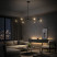 Lampa Wisząca Led Tk Lighting Niva Czarna 30W Ruchoma Regulowane Ramiona, 8574062