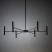 Lampa Wisząca Led Tk Lighting Niva Czarna 30W Ruchoma Regulowane Ramiona, 8574063