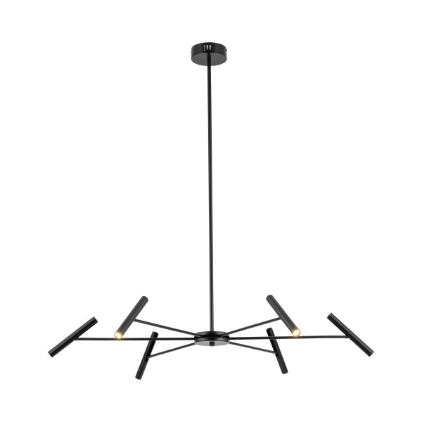 Lampa Wisząca Led Tk Lighting Niva Czarna 30W Ruchoma Regulowane Ramiona, 8574067