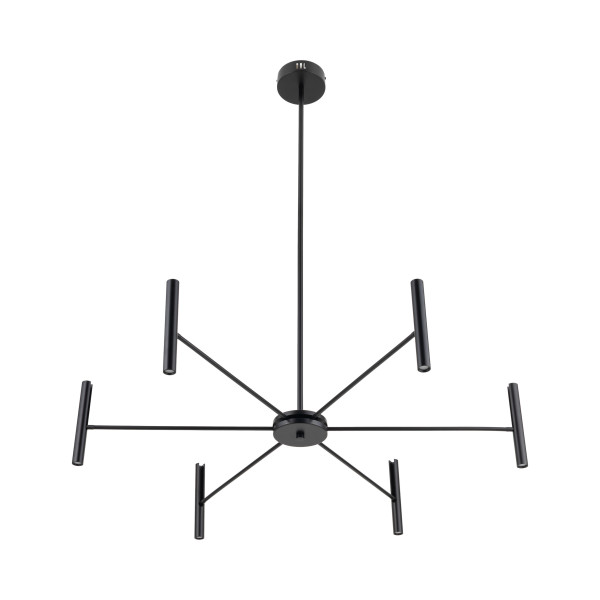 Lampa Wisząca Led Tk Lighting Niva Czarna 30W Ruchoma Regulowane Ramiona, 8574068