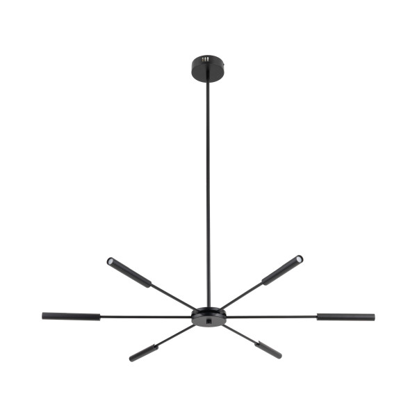 Lampa Wisząca Led Tk Lighting Niva Czarna 30W Ruchoma Regulowane Ramiona, 8574069
