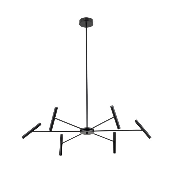 Lampa Wisząca Led Tk Lighting Niva Czarna 30W Ruchoma Regulowane Ramiona, 8574071