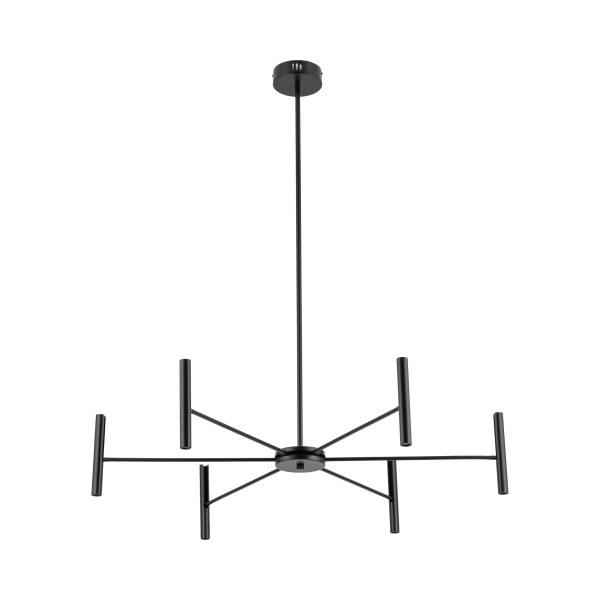 Lampa Wisząca Led Tk Lighting Niva Czarna 30W Ruchoma Regulowane Ramiona, 8574072