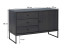 Komoda Megan loft III drewno i metal, kolor kasztan, 8576237