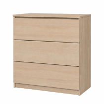 Komoda CLASSIC 3 szuflady – Dąb Sonoma | 60x80x50 cm
