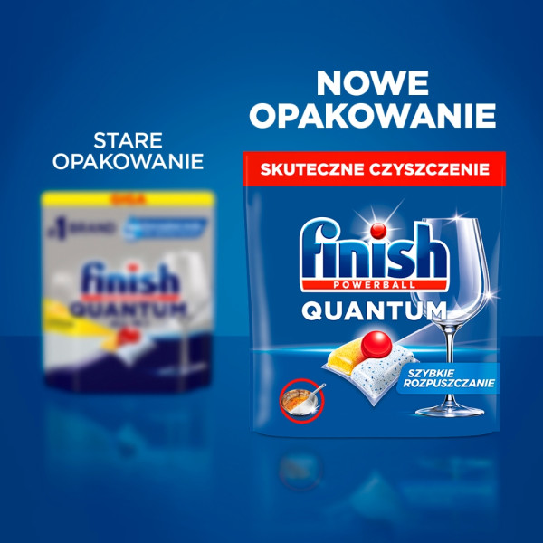 Kapsułki do zmywarki FINISH Quantum All in 1 Lemon 150szt, 8583535