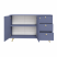 Komoda GALIO 140x86x41 cm Odcienie niebieskiego, 8696465