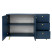 Komoda GALIO 140x86x41 cm Odcienie niebieskiego, 8696470
