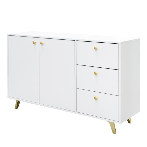 Komoda GALIO 140x86x41 cm Biała, 8696473