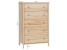 Komoda Colorado III drewniana 5 szuflad, kolor antracyt, 8698029