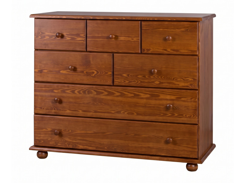 Komoda drewniana Anna Classic, kolor kasztan, 8698034