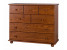 Komoda drewniana Anna Classic, kolor kasztan, 8698034